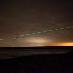 The Windlicht  project transformes the landscape and puts the wind energy in a different perspective. Photo: Courtesy of the artist.