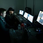 The group creating at Studio Roosegaarde. Photo: Courtesy of the artist.